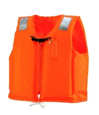 オーシャンC-2型ライフジャケット（JCI検定品）　オレンジ/イエロー