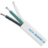 アンカー社　マリンケーブル（フラットホワイトカバー）3芯線 3mm²　AWG12　切り売り