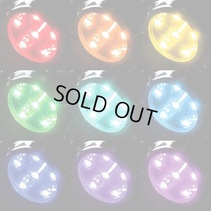 画像3: 6LEDステンレスベゼル水中ライト　レインボー（ペア）