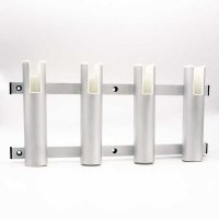 ロッドホルダー  スロット付 アルミ4連   トップウォーターオリジナル