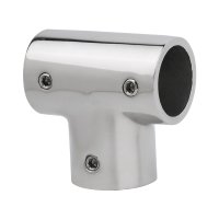 ハンドレール T型90°継手　パイプ外径22・25mm用　ステンレス316製