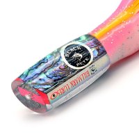 ブラックピート ミディアム マカイラ  ルアー ホワイトシェルヘッド　ハードコア