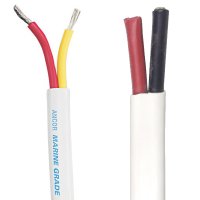 アンカー社　マリンケーブル（フラットホワイトカバー）2芯線 0.8mm²　AWG18　切り売り