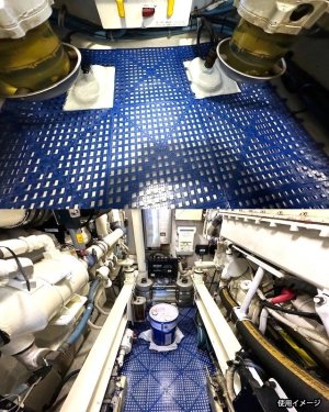 画像6: 10枚セット　ドライフロアデッキマット インターコムマリン　中央本体マット