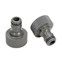 GARDENA　ホースコネクター　5/8 インチ 1/2インチ対応　2個入り