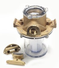 GROCO 1/2" プラスチック製バスケット付きストレーナー　ARG-500-P