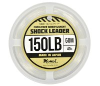 momoi 　ショックリーダー (CO-POLYMER MONOFILAMENT）ナイロン150lb 40号50m クリア