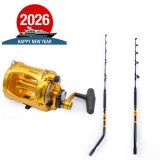 【2026新春初売 NO,6・7】《通常価格の20%OFF》オクマ マカイラ ドラグリール MK-80WII・オクマ マカイラ トローリング ロッド 80lbセット