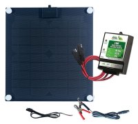 NATURE POWER　セミフレックスソーラーパネル15W＋8A充電コントローラー セット