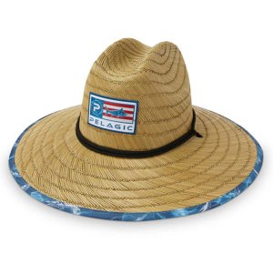 画像1: ペラジック　バハ デラックス ストローサンハット アメリカモ