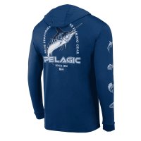《シーズンセール 30%OFF》ペラジック　アクアテック  フード ロング Tシャツ フライングマリン