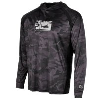 《シーズンセール 50%OFF》ペラジック　アクアテック  ヴェポテック フィッシュカモ フード  ロング Tシャツ