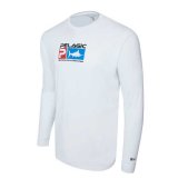 《汚れあり》ペラジック　アクアテック デラックスロゴ 長袖Ｔシャツ　ホワイト　アウトレット　