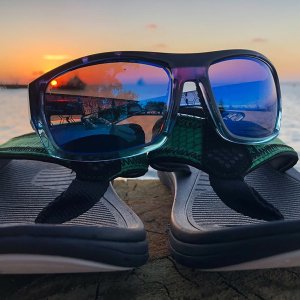 画像2: ペラジック　PURSUIT POLARIZED MINERAL レンズ サングラス べっ甲（レンズブルー）