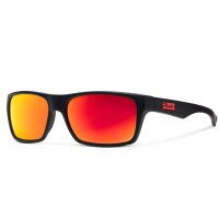 ペラジック　FISH TACO  POLARIZED ポリカーボネート レンズ サングラス  ブラック（レンズ サンライズ）