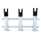 ステンレス製　3連　ロッドホルダースリーブ付き