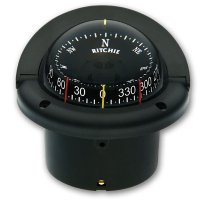 リッチーコンパス　フラッシュマウント ヘルムスマン HF-743ブラック