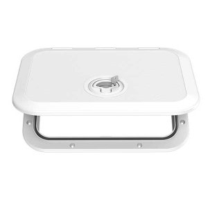 画像1: SEAFLO アクセスハッチプレミアム オーバーラップ 270x375mm 1ヶ所ロック開閉式