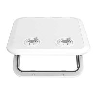 SEAFLO アクセスハッチプレミアム オーバーラップ 370x375mm 2ヶ所ロック開閉式