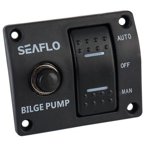 画像1: SEAFLO  ビルジポンプ パネルスイッチ 3ウェイ　LEDインジケータ付
