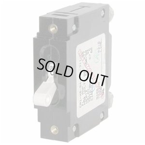 画像1: BLUE SEA SYSTEMS　40Aサーキットブレーカー付スイッチ ホワイト レバ－