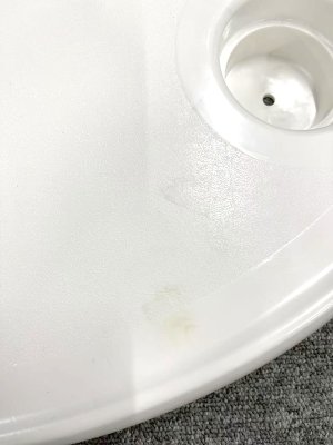 画像4: 《汚れあり》アウトレット スプリングフィールド社製 楕円形ペディスタル付マリンテーブルセット