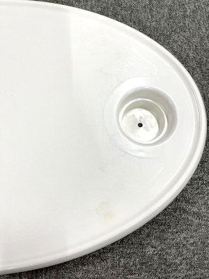 画像3: 《汚れあり》アウトレット スプリングフィールド社製 楕円形ペディスタル付マリンテーブルセット
