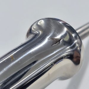 画像3: 《キズあり》ハンドレール スタッドマウント スタンダード　パイプラウンドタイプ　460mm
