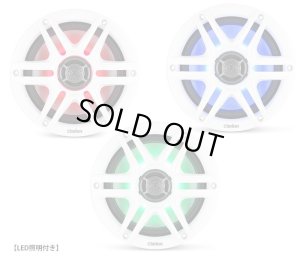 画像4: 2ウェイマリンスピーカー グリル&LEDライト付プレミアム   クラリオン CMSP-651RGB-SWG  