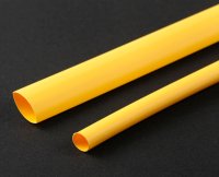 リグ用プロテクトシュリンクチューブ　イエロー　1ｍ　内径9.5ｍｍ