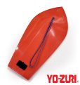 画像1: ヨーヅリ　潜水板Ｋ型 ネソ糸付　赤　10号 (1)