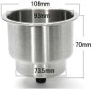 画像8: ドレン付 埋込式 ステンレス316 カップホルダー トップウォーターオリジナル　2pcsセット (8)