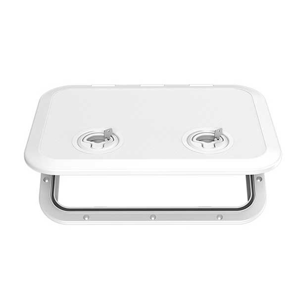 画像1: SEAFLO アクセスハッチプレミアム オーバーラップ 315x440mm 2ヶ所ロック開閉式 (1)