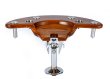 画像1: バトルサドル　 プレミアム チーククリアフィニッシュ  ワイドサドル　ナチュラルカラー  トップウォーターカスタムモデル (1)
