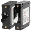 画像1: BLUE SEA SYSTEMS　15Aサーキットブレーカー付スイッチ ホワイト・ブラック レバ－ (1)