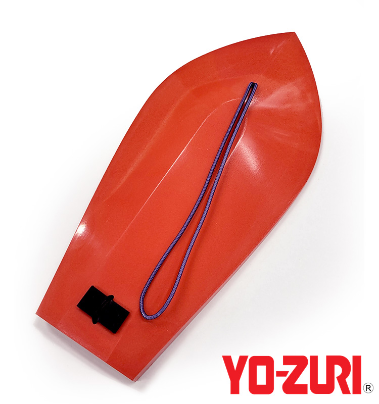 ヨーヅリ 潜水板Ｋ型 ネソ糸付 赤 8号 - トップウォータータックルズ